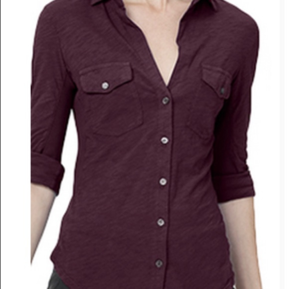 James perse cotton button fown